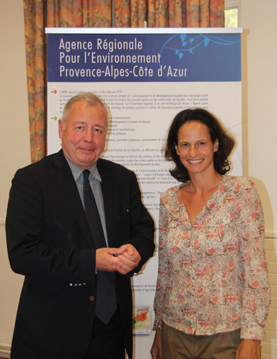 Jean Launay, à côté de la présidente de l’ARPE, Annabelle Jaeger, qui a rappelé le travail mené depuis des années par les élus du territoire.