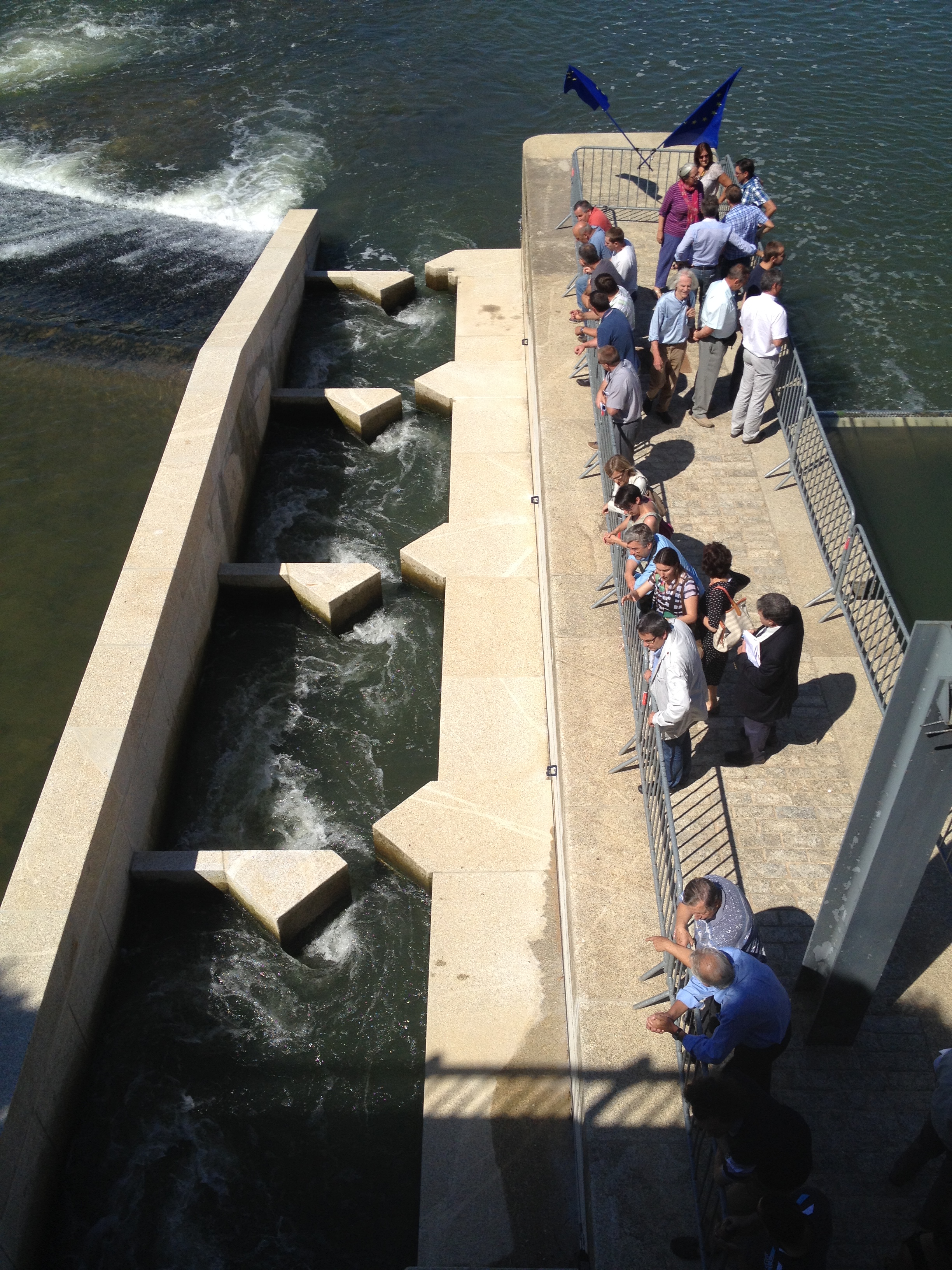 VNF inaugure la nouvelle passe à poissons sur le barrage de Gray