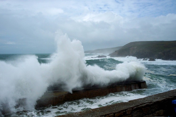 Tempête à Pors-Loubous