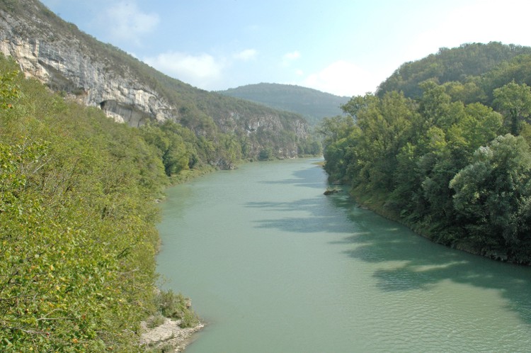 Rhône défilé de la Balme RCC de Belley (01) F Barr