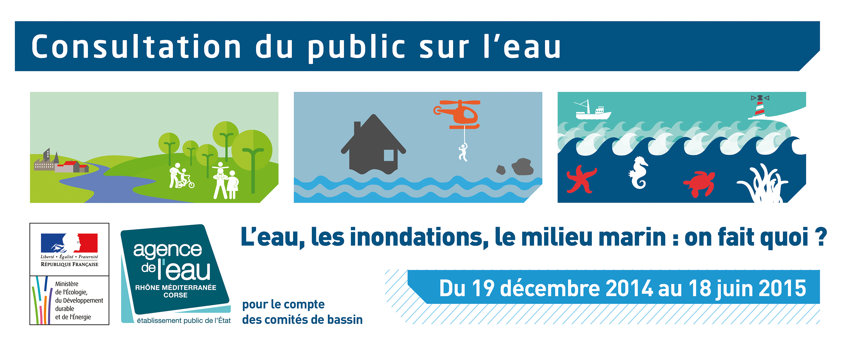 Bannière AERMC consultation public