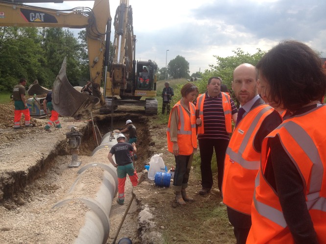 Travaux en cours dans l'agglomération de Montbéliard