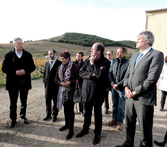 Agro-écologie - Stéphane Le Foll salue la démarche des vignerons de Faugères