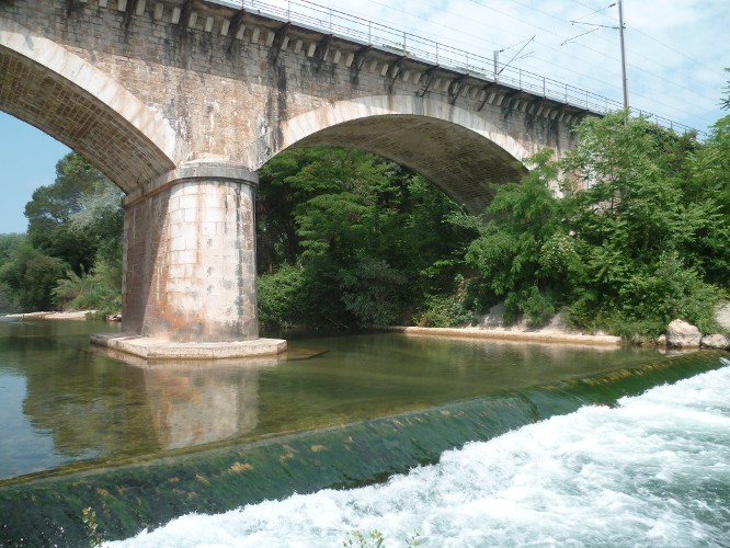 Pont ferroviaire à Vidauban