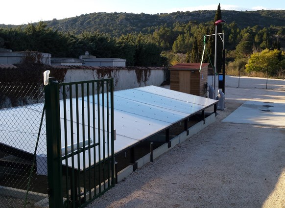 L'aire de remplissage et de rinçage de la commune de Vingrau (66)