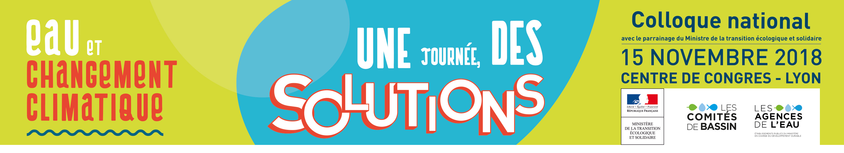 Eau et changement climatique - Une journée, des solutions