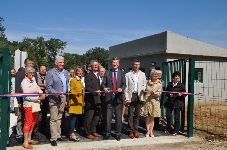 Inauguration de la STEP de Malataverne - Drôme
