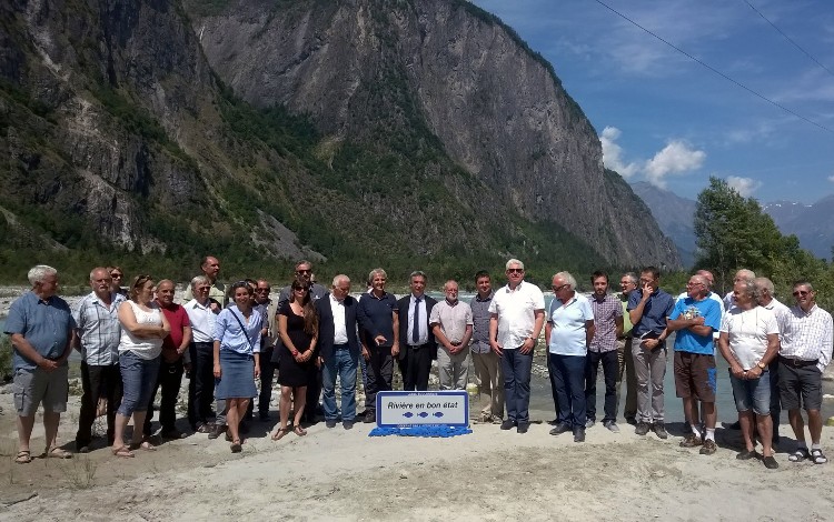 Remise du label Rivière en bon état pour le Vénéon