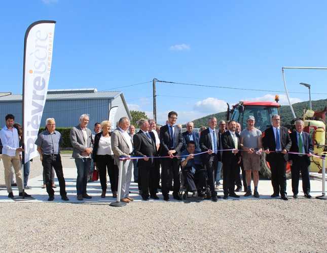 Inauguration de l'aire de lavage des Biesses