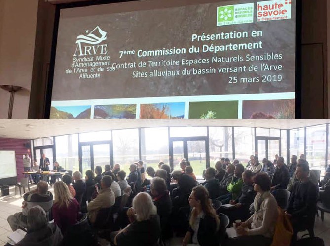 Signature du contrat de bassin versant Arve - 25 mars 2019