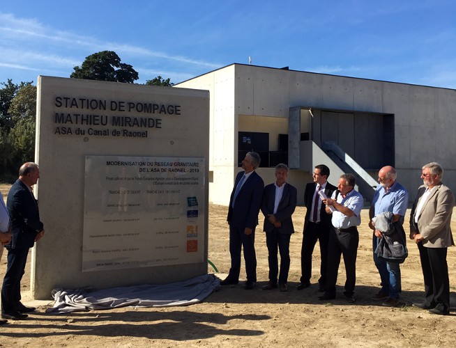 L'ASA de Raonel inaugure sa station de pompage