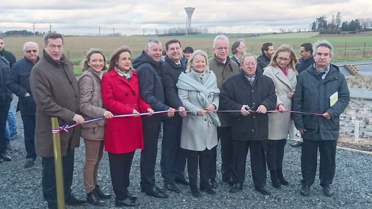 Inauguration de la station d'épuration de Rancé