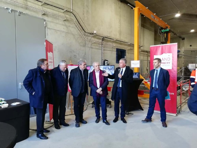 Inauguration du bassin de stockage Chambéry