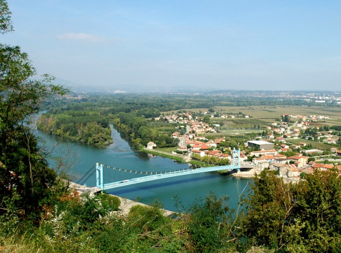 Le Rhône à Péage de Roussillon - G Poussard