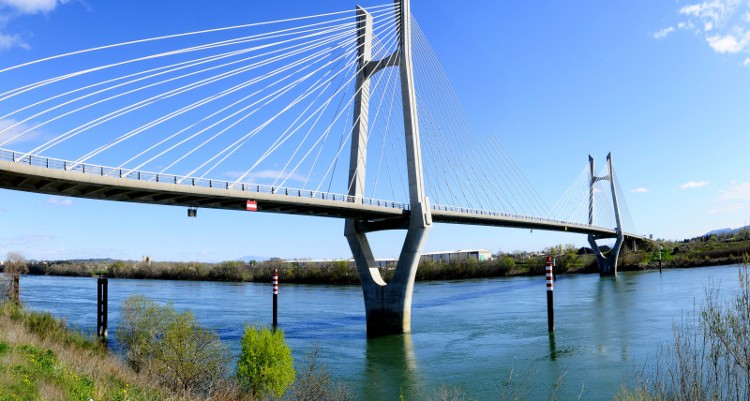 Le Rhône à Tarascon - Michel Martini
