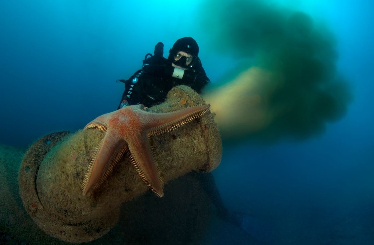 Rejet en mer - Crédit Andromède Océanologie
