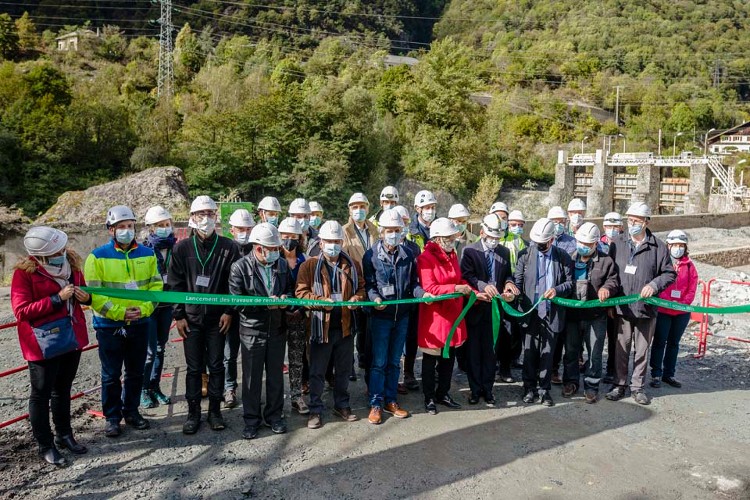 Inauguration travaux Romanche 7 10 2021