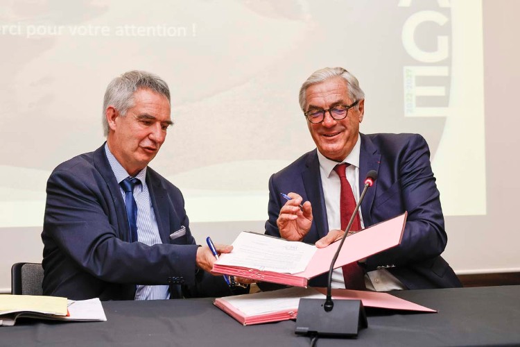 Laurent Roy et François Sauvadet