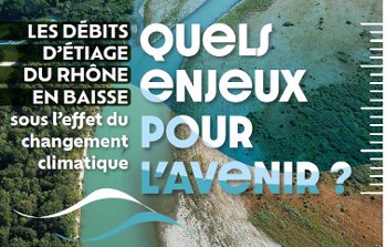 [Publication] Les débits d’étiage du Rhône en baisse sous l’effet du changement climatique