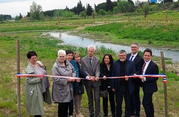 Gard : Inauguration du Vistre revitalisé en amont de Caissargues