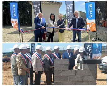 Le Grand Narbonne inaugure un forage et pose la première pierre d’une future STEP
