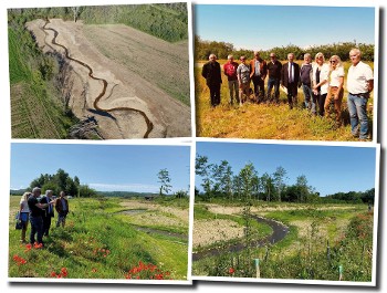 Drôme : les pêcheurs inaugurent la restauration du ruisseau de Régrimay, à Lens-Lestang