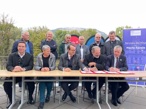 La restauration de l’Espace Borne Pont de Bellecombe continue