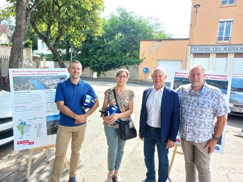 La Métropole de Lyon poursuit l’amélioration de l’assainissement du Val de Saône