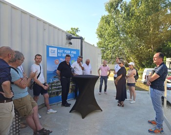 Unité de réutilisation des eaux usées traitées (REUT) sur le site de la station d’épuration d’Aix-les-Bains