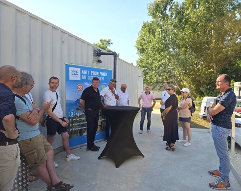 Unité de réutilisation des eaux usées traitées (REUT) sur le site de la station d’épuration d’Aix-les-Bains
